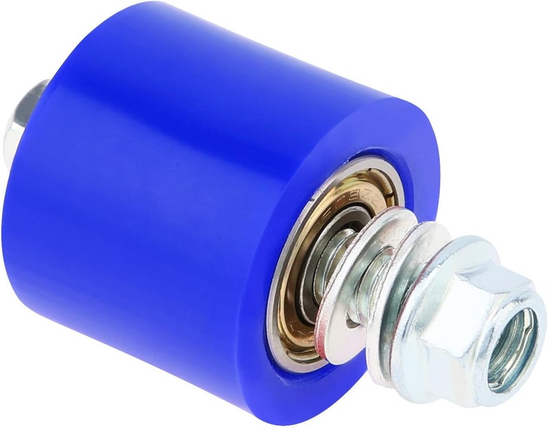 Windance 2Pcs 8mm Chain Tensioner Guide Wheel, Drive Chain Pulley Roller for Dirt Pit Bikes Street Bikes Motorcycles ATV Off Road (Blue) - Image 4